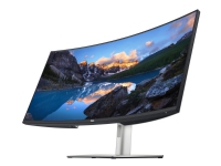 Dell UltraSharp U3821DW - LED-skjerm - kurvet - 38 (37.52 synlig) - 3840 x 1600 WQHD+ @ 60 Hz - IPS - 300 cd/m² - 1000:1 - 5 ms - 2xHDMI, DisplayPort, USB-C - høyttalere - med 3 års Advanced Exchange Basic Warranty - for Latitude 5320, 5520 Precis