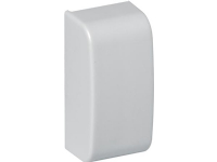 SCHNEIDER ELECTRIC Endestykke Optiline-ES 1835 Højde 15 mm, bredde 37 mm, Længde 19 mm Lysegrå (alu metallic) halogenfri plast