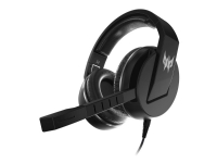 Acer Predator PHW910 Galea 311 - Retail Pack - hodesett - full størrelse - kablet - 3,5 mm jakk - svart - for Predator Helios 300 Predator Orion 3000 5000 Predator Triton 300 500
