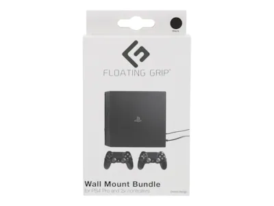 Floating Grip PS4 Pro veggfeste-pakke i sort