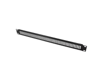 LogiLink PN111B, Svart, Stål, 1U, 48,3 cm (19), 482,6 mm, 7,5 mm