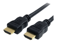 StarTech.com 1m High Speed HDMI Cable w/ Ethernet Ultra HD 4k x 2k - HDMI-kabel med Ethernet - HDMI hann til HDMI hann - 1 m - svart