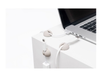 Bluelounge CableDrop - Kabelklemme - hvit (en pakke 6)
