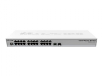 MikroTik Cloud Router Switch CRS326-24G-2S+RM - Switch - L3 - Administreret - 24 x 10/100/1000 + 2 x SFP+ - monterbar på stativ - PoE