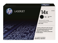 HP 14X - Høy ytelse - svart - original - LaserJet - tonerpatron (CF214X) - for LaserJet Enterprise 700, MFP M725dn, MFP M725f, MFP M725z, MFP M725z+