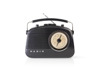 Nedis RDFM5000BK - Personlig radio - 4.5 watt - elfenben