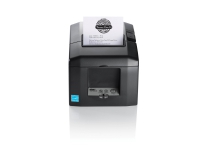 Star TSP 654IIE3-24 - Kvitteringsskriver - direktetermisk - Rull (8 cm) - 203 dpi - inntil 300 mm/sek - LAN - cutter - grå