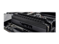 Patriot Viper 4 Blackout Series - DDR4 - sett - 16 GB: 2 x 8 GB - DIMM 288-pin - 3200 MHz / PC4-25600 - CL16 - 1.35 V - ikke-bufret - ikke-ECC - svart