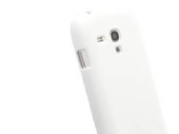 Krusell ColorCover - Beskyttende deksel for mobiltelefon - polykarbonat - metallisk hvit - for Samsung Galaxy S III Mini