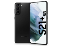 Samsung Galaxy S21+ 5G - 5G smarttelefon - dobbelt-SIM - RAM 8 GB / 128 GB - OLED-display - 6.7 - 2400 x 1080 piksler (120 Hz) - 3x bakkamera 12 MP, 12 MP, 64 MP - front camera 10 MP - fantomsvart