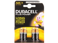 Duracell Plus Power - Batteri 4 x AAA type - Alkalisk