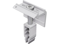 Schletter endeklemme Rapid16 til solcelle montage for modul højde 40 til 50 mm i aluminium