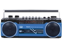 Trevi RR 501 BT, Personlig, FM,MW,SW, Svart, Blå, Rotasjon, SD, Mekanisk
