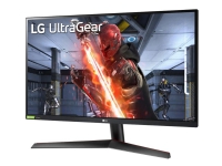 LG UltraGear 27GN800-B - LED-skjerm - 27 - 2560 x 1440 QHD @ 144 Hz - IPS - 350 cd/m² - 1000:1 - HDR10 - 1 ms - 2xHDMI, DisplayPort - matt svart