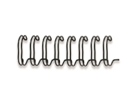 Fellowes - 14 mm - 297 mm - 34 ringer - A4 (210 x 297 mm) - 130 ark - svart - 100 stk bindestreng - for Fellowes Galaxy E, Galaxy Wire, Quasar 130