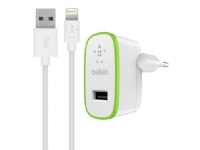 Belkin Boost up, Innendørs, AC, 2,4 A, 1,2 m, Grønn, Hvit