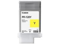 Canon PFI-120 Y - 130 ml - gul - original - blekkbeholder - for imagePROGRAF GP-200, GP-300, TM-200, TM-205, TM-300, TM-305