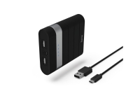Hama Soft Touch, Svart, Mobiltelefon/smarttelefon, Rektangel, Lithium-Ion (Li-Ion), 10400 mAh, USB