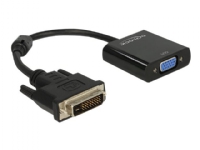 Delock - Videokonverter - Lontium LT8511 - DVI - VGA - svart - løsvekt