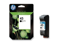 Blækpatron hp 45 51645a, 930 sider, sort