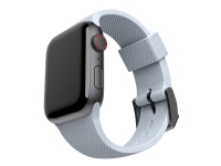 [U] Apple Watch Band 41mm/40mm/38mm, Series 7/6/5/4/3/2/1/SE - Silicone Soft Blue - Klokkestropp for smart armbåndsur - bløt blått - for Apple Watch (38 mm, 40 mm)