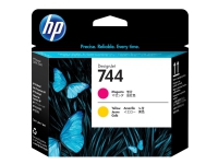 HP 744 - Gul, magenta - skriverhode - for DesignJet HD Pro MFP, Z2600 PostScript, Z5600 PostScript