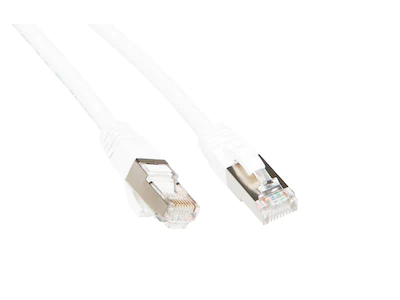 Nettverkskabel Cat6a hvit 20m