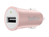 Belkin MIXIT Metallic Car Charger - Bilstrømadapter - 12 watt - 2.4 A (USB) - rosagull
