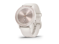 Garmin vívomove Sport - Elfenben med ferskengullaksenter - smartklokke med bånd - silikon - håndleddstørrelse: 125-190 mm - monokrom - Bluetooth, ANT+ - 19 g
