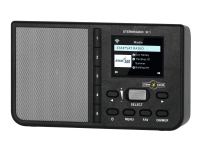 TechniSat STERNRADIO IR 1 - Nettverkslydspiller - 2 watt (Total) - svart