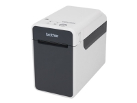 Brother TD-2130N - Etikettskriver - direktetermisk - Rull (6,3 cm) - 300 dpi - inntil 152.4 mm/sek - USB 2.0, LAN, seriell, USB-vert - kutter