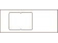 Lågudsnit 2 modul perlehvid, 2SE/BRH 132 PH