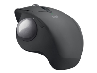 Logitech MX ERGO - Styrekule - optisk - 8 knapper - trådløs - Bluetooth, 2.4 GHz - USB trådløs mottaker
