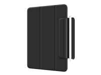 eSTUFF Magnet case - Skjermdeksel for nettbrett - termoplast-polyuretan (TPU) - svart - 11 - for Apple 11-inch iPad Pro (2. generasjon)