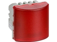 LAURITZ KNUDSEN Fuga® signallampe 1 modul, LED 24V AC/DC konstant/blink, rød.