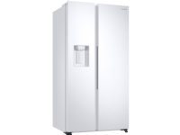 Samsung RS6GA8831WW - Kjøleskap/fryser - side-ved-side med vannautomat, isdispenser - bredde: 91.2 cm - dybde: 71.6 cm - høyde: 178 cm - 634 liter - Klasse E - hvit
