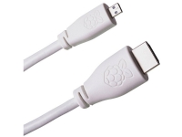 Raspberry Pi® HDMI-kabel Raspberry Pi [1x HDMI-stik - 1x HDMI-stik D Micro] 1.00 m Hvid