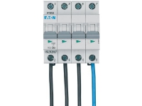 EATON Automatsikring, 4 Polet, 16A, C-Karakteristik, 6 kA, 230 V, bredde 4 moduler