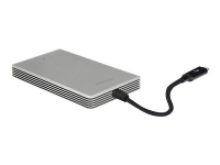 Delock - SSD - 480 GB - ekstern (bærbar) - M.2 - Thunderbolt 3 (USB-C kontakt) - sølv