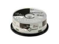 Intenso - 25 x CD-R - 700 MB (80 min) 52x - blekkstråleskrivbar overflate - spindel
