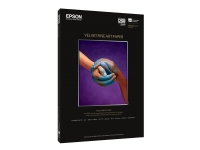 Epson Fine Art Velvet - Fløyel - A2 (420 x 594 mm) 25 ark kunstpapir - for SureColor P5000, P800, SC-P10000, P20000, P5000, P7500, P900, P9500