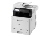 Brother MFC-L8900CDW - Multifunksjonsskriver - farge - laser - A4/Legal (medie) - opp til 31 spm (trykking) - 300 ark - 33.6 kbps - USB 2.0, Gigabit LAN, Wi-Fi(n), USB-vert, NFC - med Brother PRINT AirBag for 400 000 sider