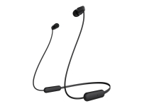 Sony WI-C200 - Ørepropper med mikrofon - i øret - Bluetooth - trådløs - svart