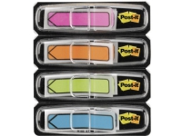 3M Indeksfane 7000144925 4 blok/pak. Pink, Orange, Limonadegrøn, Akvablå