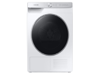 Samsung DV90T8240SH, Frittstående, Frontmatet, Varme pumpe, Hvit, Rotasjon, Berøringskontroll, Riktig/Høyre
