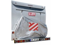 HP Autozubehör Cykelovertræk med advarselsskilt-taske (L x B x H) 100 x 198 x 139 cm Passer til (bilmærke): Universal