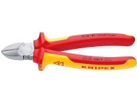 Knipex 70 06 140, Avbitertang, Kromvanadiumstål, Plast, Oransje, Rød, 14 cm, 160 g