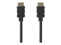 Nedis - HDMI-kabel med Ethernet - HDMI hann til HDMI hann - 10 m - skjermet - svart - rund