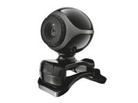 Trust Exis Webcam - Webkamera - farve - 640 x 480 - audio - USB 2.0 - Kompatibelt med: Windows