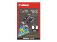 Canon PGI-5 Black Twin Pack - 2-pack - svart - original - blekkbeholder - for PIXMA iP3500, iP4500, iP5300, MP510, MP520, MP610, MP810, MP960, MP970, MX700, MX850
